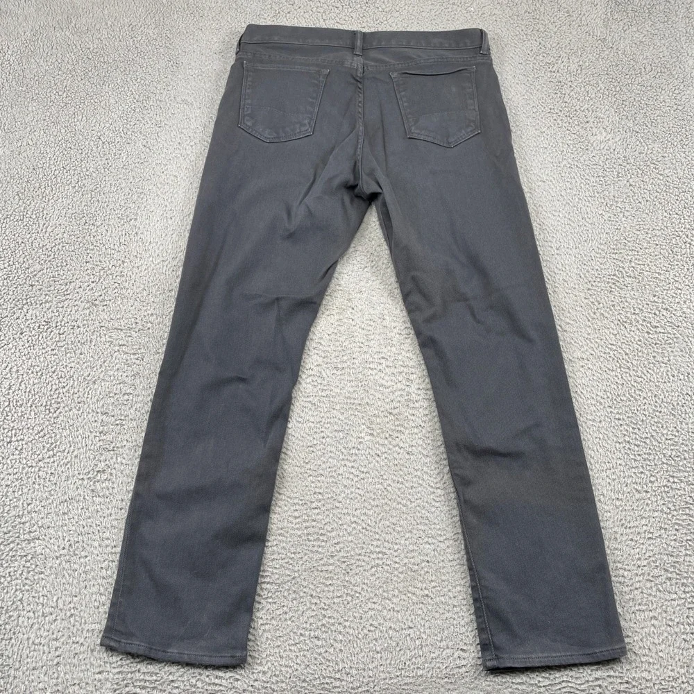 Banana Republic Pants Mens 35x32 Gray The Traveler Slim Stretch Chino 5-Pocket